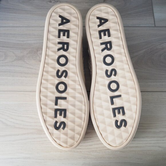 New AEROSOLES Brighton Sz 12 Casual Sneakers Loafers Snakeskin Flat Slip-on NWT - Picture 14 of 14